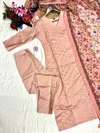 KF 623 Kalaai Viscose Chanderi Surat Kurti With Bottom Dupatta Wholesale Market